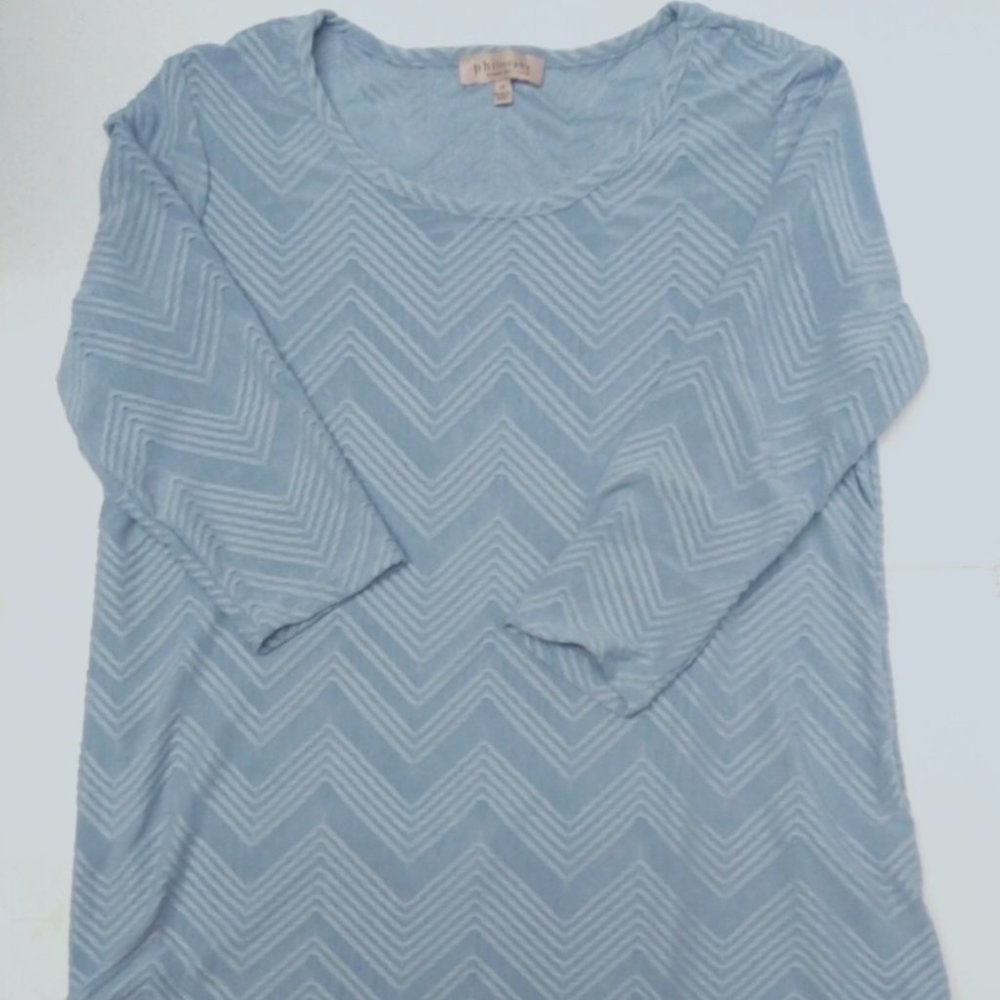 Philosophy Baby Blue Top 1X - Picture 2 of 6